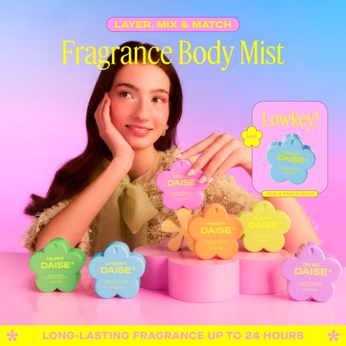 DAISE Lowkey Fragrance Body Mist in Rose & Sandalwood thumbnail 5