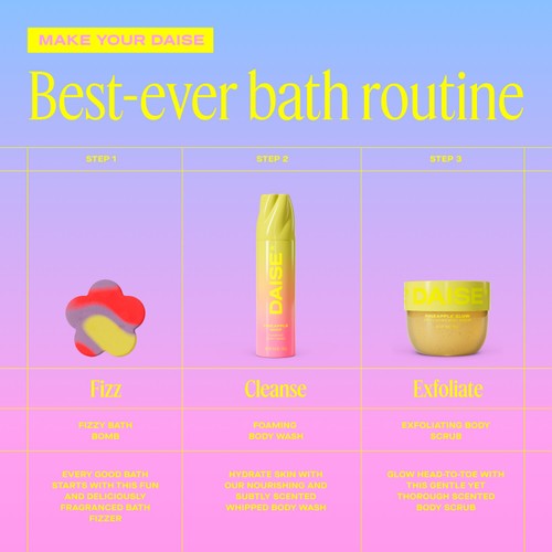 DAISE Fizzed Up Bath Bomb in Berry Sherbet thumbnail 5