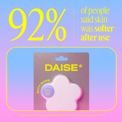 DAISE Disco Bath Bomb in Black Orchid thumbnail 6