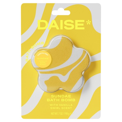 DAISE Soft Serve Bath Bomb in Vanilla Swirl thumbnail 2