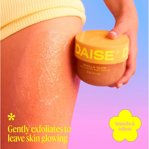 DAISE Exfoliating Body Scrub in Vanilla Glow, For Soft Glowing Skin thumbnail 3