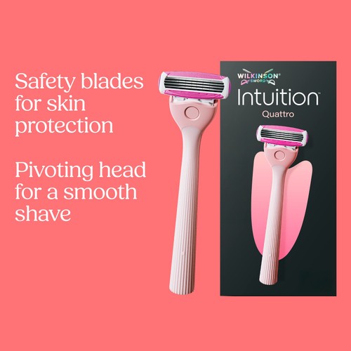 Wilkinson Sword Intuition Quattro Women's Razor thumbnail 2
