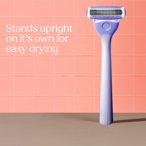 Wilkinson Sword Intuition Quattro Sensitive Women's Razor & 5 Blade Refills thumbnail 6