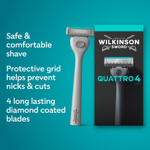 Wilkinson Sword Quattro Men's Razor thumbnail 2