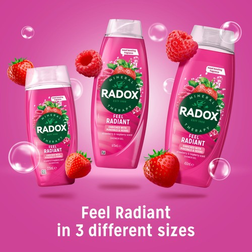 Radox Feel Radiant Shower Gel thumbnail 5
