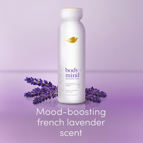 Dove Body + Mind French Lavendar & Oat Milk Body Wash thumbnail 3