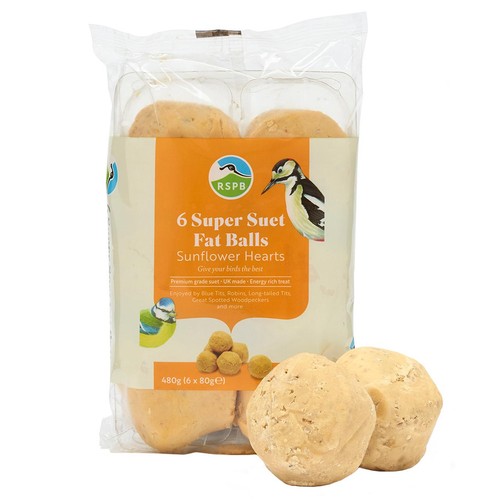 RSPB Super Fat Balls SF Hearts 6 Pack