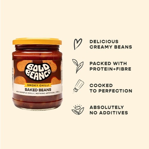 Bold Bean Co Smoky Chilli Baked Beans thumbnail 3