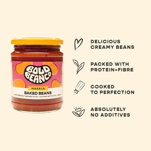 Bold Bean Co Masala Baked Beans thumbnail 3