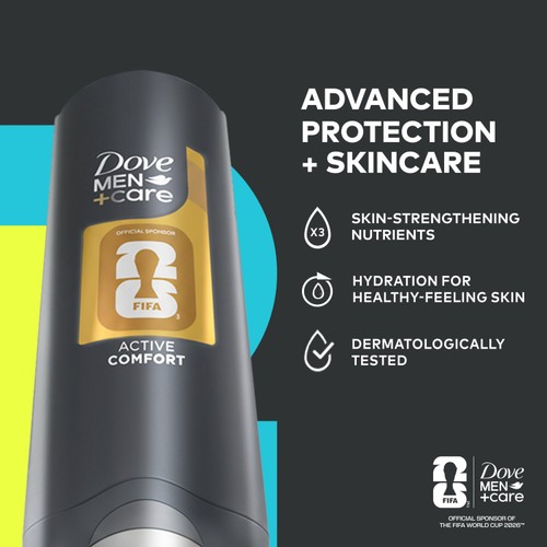 Dove Men+Care Active Comfort FIFA Shower Gel thumbnail 2