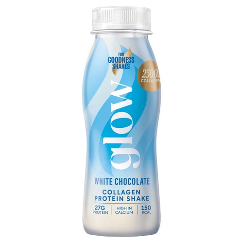 For Goodness Shakes Glow Collagen Protein Shake White Chocolate