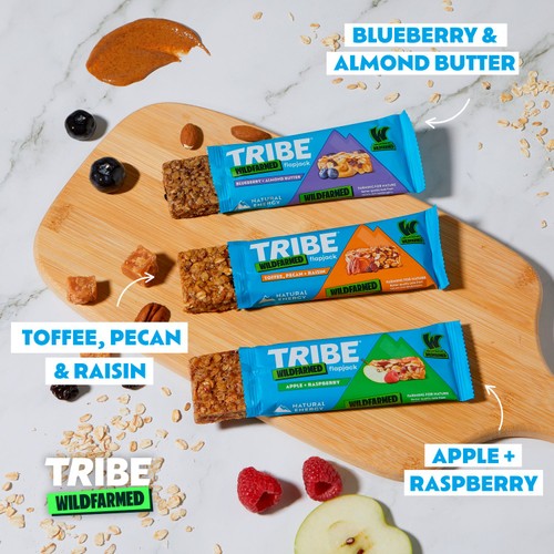 TRIBE Wildfarmed Apple and Raspberry Flapjack thumbnail 4