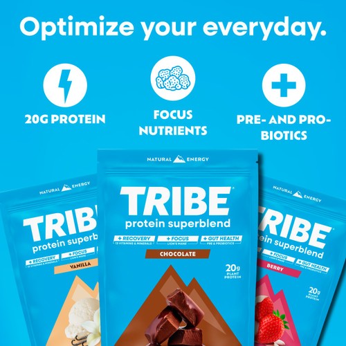 TRIBE Superblend Protein Powder Chocolate thumbnail 4