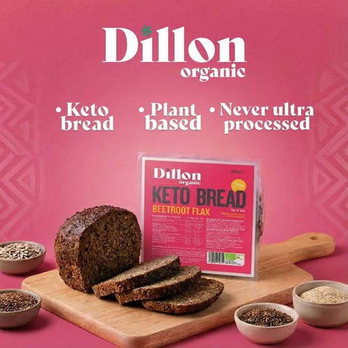 Dillon Organic Beetroot Flax Keto Bread thumbnail 2