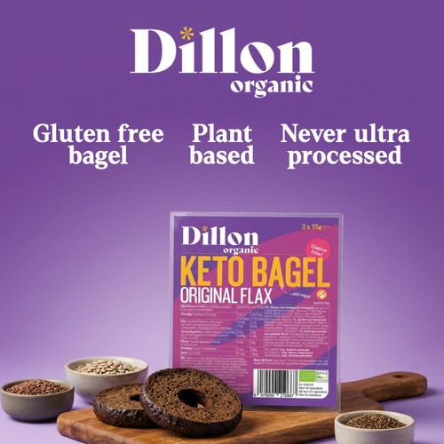 Dillon Organic Keto Bagel Original Flax thumbnail 2