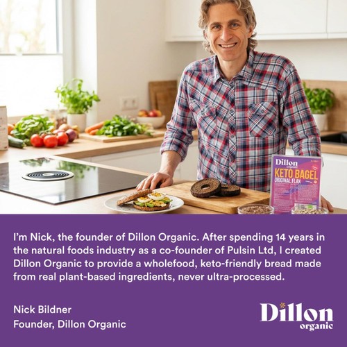 Dillon Organic Keto Bagel Original Flax thumbnail 4