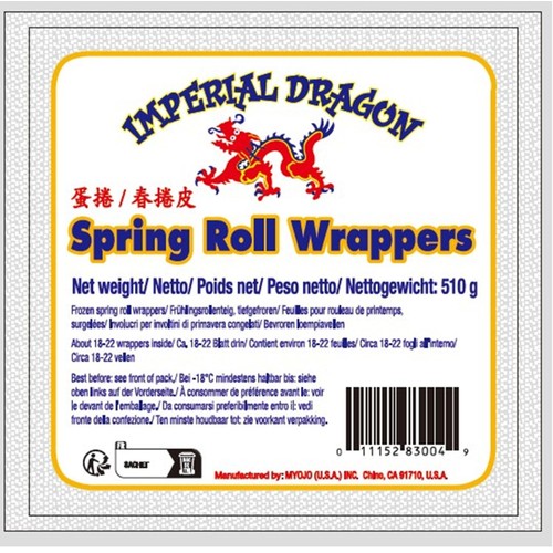 IMPERIAL DRAGON SPRING ROLL WRAPPERS