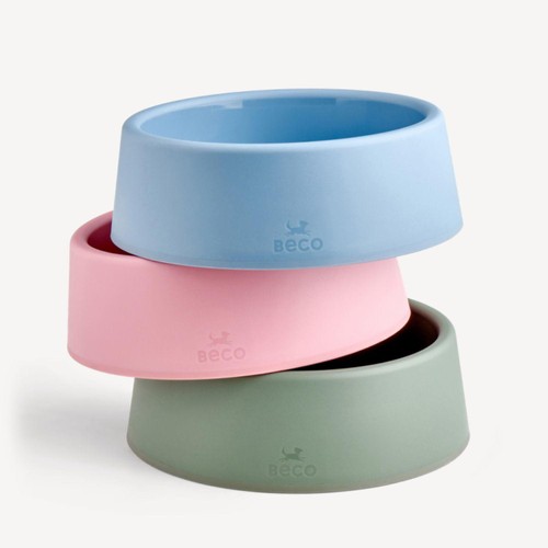 Beco Steady Dog Bowl Coastal Blue Large thumbnail 3
