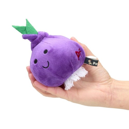 Petface Foodie Faces Red Onion Plush Dog Toy thumbnail 2