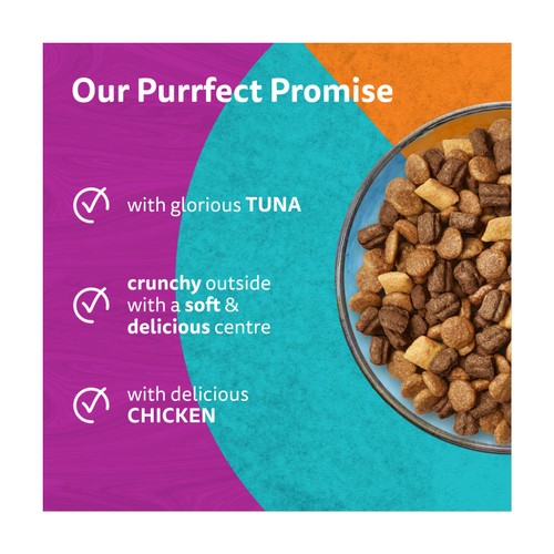 Whiskas 1+ Adult Complete Dry Duo Cat Food Surf & Turf 1.9kg thumbnail 2