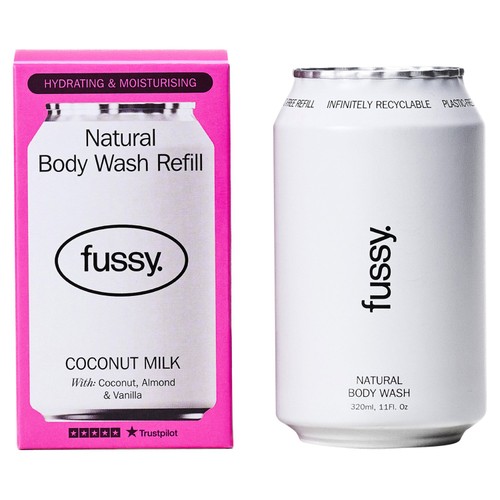 Fussy Natural Body Wash Refill Coconut Milk