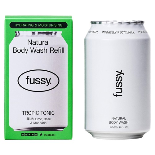 Fussy Natural Body Wash Refill Tropic Tonic