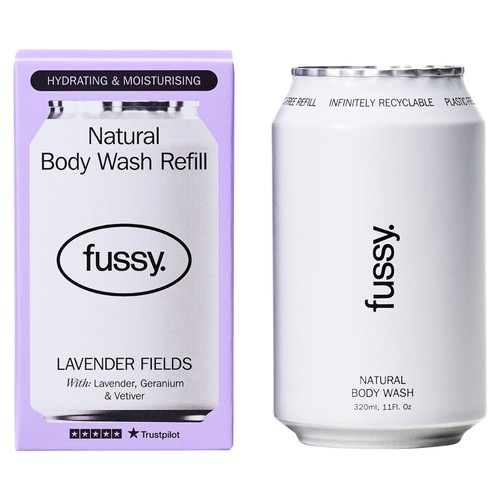 Fussy Natural Body Wash Refill Lavender Fields
