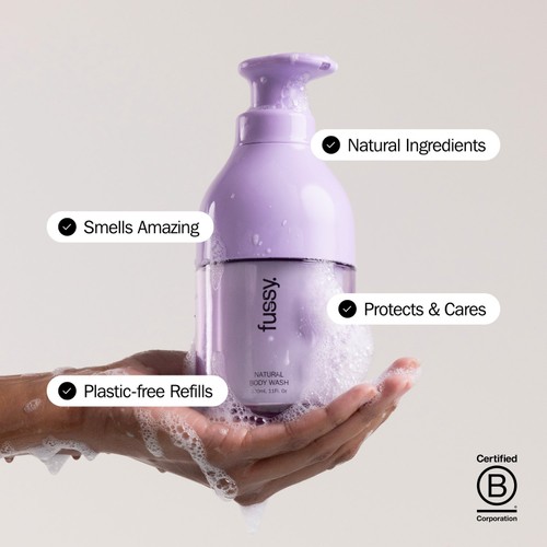 Fussy Natural Body Wash Refill Lavender Fields thumbnail 3
