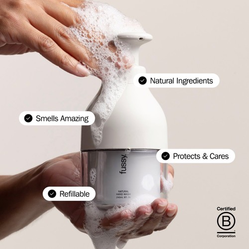 Fussy Refillable Natural Hand Wash Coconut Milk thumbnail 3