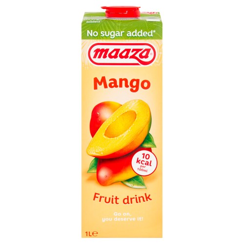 Maaza Mango No Added Sugar 1ltr