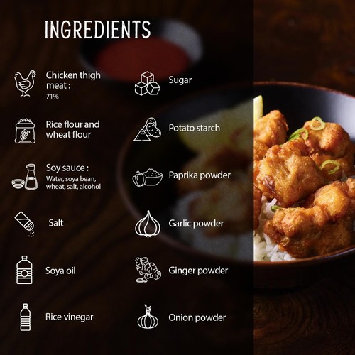 Ajinomoto Japanese Style Fried Karaage Chicken Frozen thumbnail 3