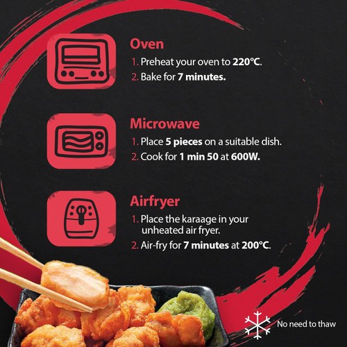 Ajinomoto Japanese Style Fried Karaage Chicken Frozen thumbnail 4