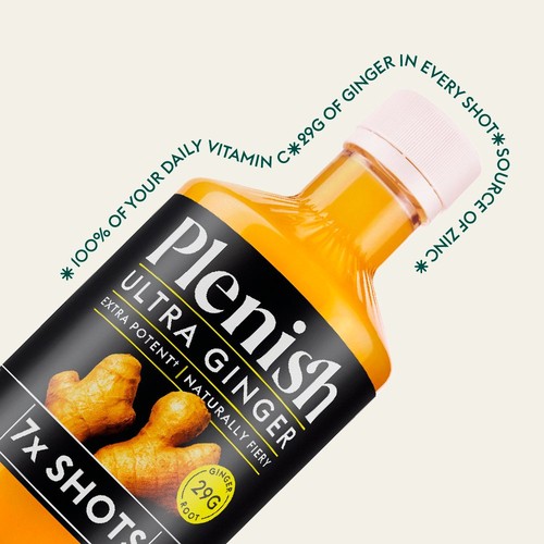 Plenish Ginger Ultra Dosing Bottle 7x Shots thumbnail 2