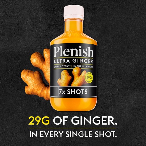 Plenish Ginger Ultra Dosing Bottle 7x Shots thumbnail 6