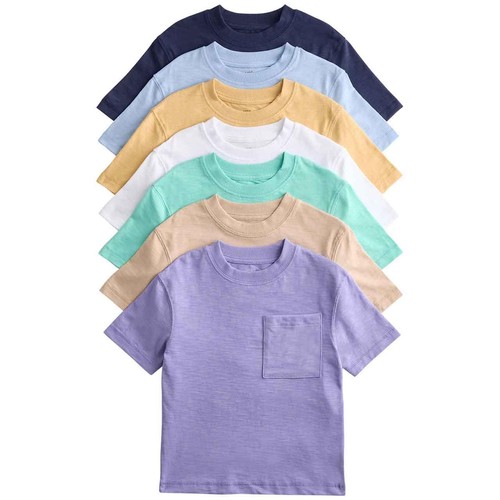 M&S Boys Pure Cotton T-Shirts, 3-4 Years, Multi thumbnail 2