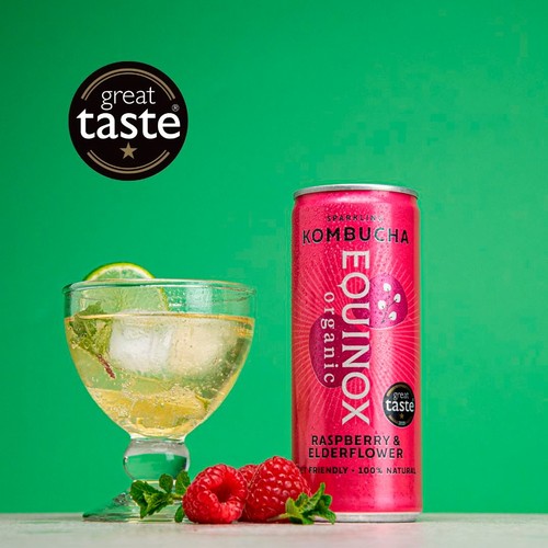 Equinox Organic Raspberry & Elderflower Kombucha thumbnail 10