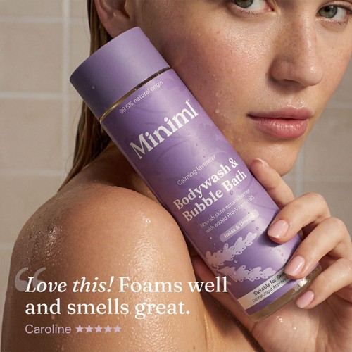 Miniml Body Wash & Bubble Bath Calming Lavender thumbnail 7