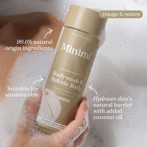 Miniml Body Wash & Bubble Bath Indulgent Coconut thumbnail 2