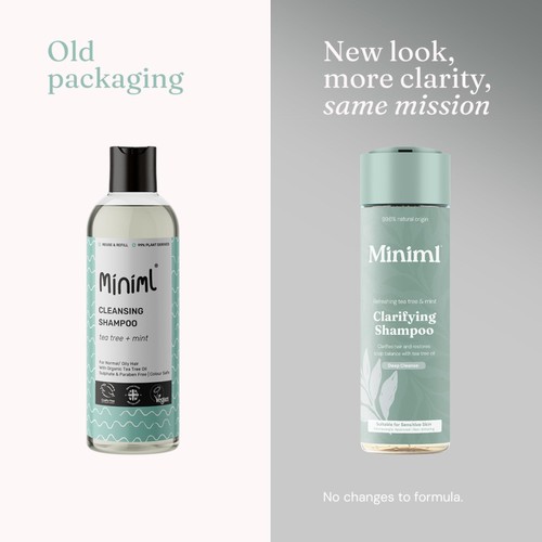 Miniml Clarifying Shampoo Refreshing Tea Tree & Mint thumbnail 5