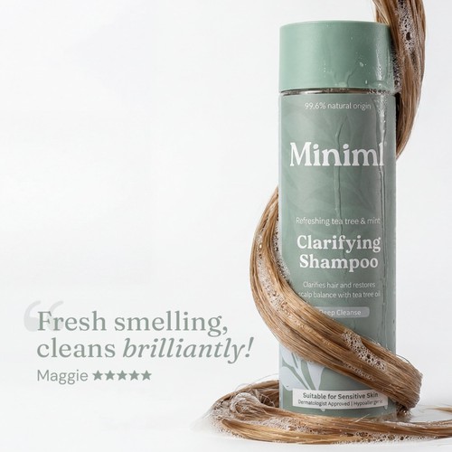 Miniml Clarifying Shampoo Refreshing Tea Tree & Mint thumbnail 7