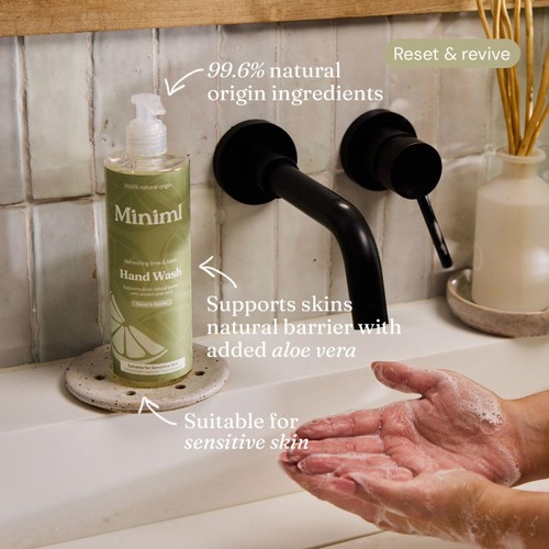 Miniml Hand Wash Refreshing Lime & Basil thumbnail 2