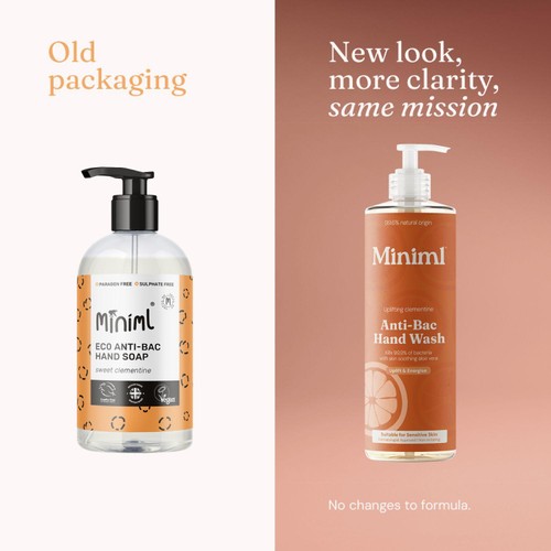 Miniml Anti-Bac Hand Wash Uplifting Clementine thumbnail 5