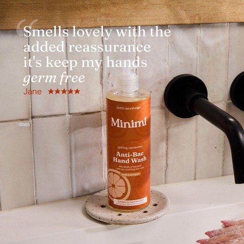 Miniml Anti-Bac Hand Wash Uplifting Clementine thumbnail 7