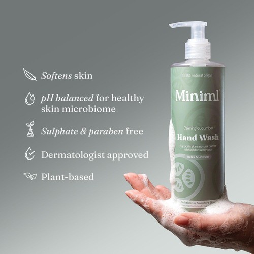 Miniml Hand Wash Calming Cucumber thumbnail 3