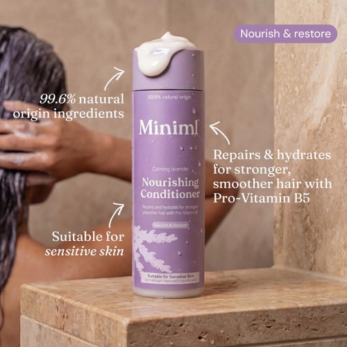 Miniml Nourishing Hair Conditioner Calming Lavender thumbnail 2