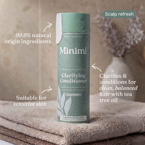 Miniml Clarifying Hair Conditioner Refreshing Tea Tree & Mint thumbnail 2