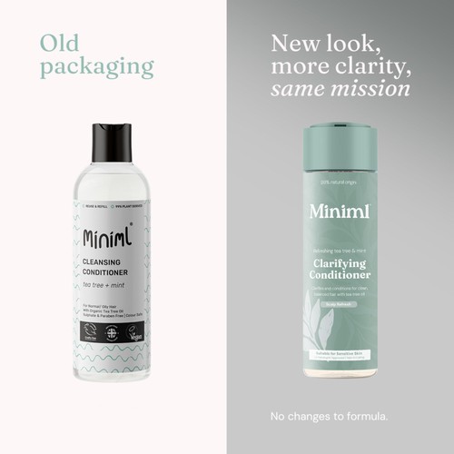 Miniml Clarifying Hair Conditioner Refreshing Tea Tree & Mint thumbnail 5