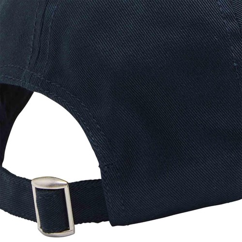 M&S Mens Pure Cotton Baseball Cap, Navy thumbnail 2