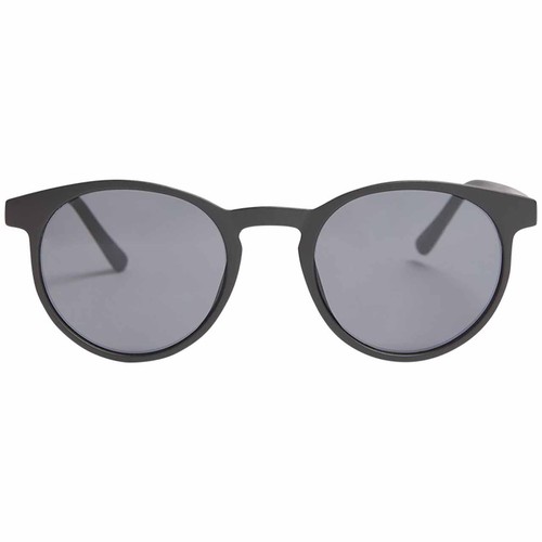 M&S Mens Round Sunglasses, Black thumbnail 2