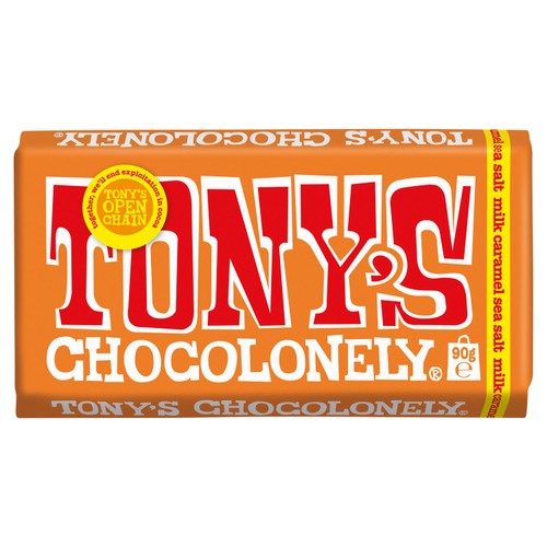 Tony's Chocolonely Caramel Sea Salt Small Snack Bar